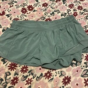 Olive green Lululemon Shorts